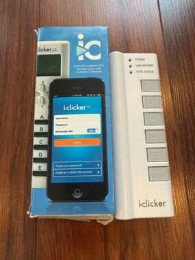i-clicker 2 Student College Remote Response Keypad - White